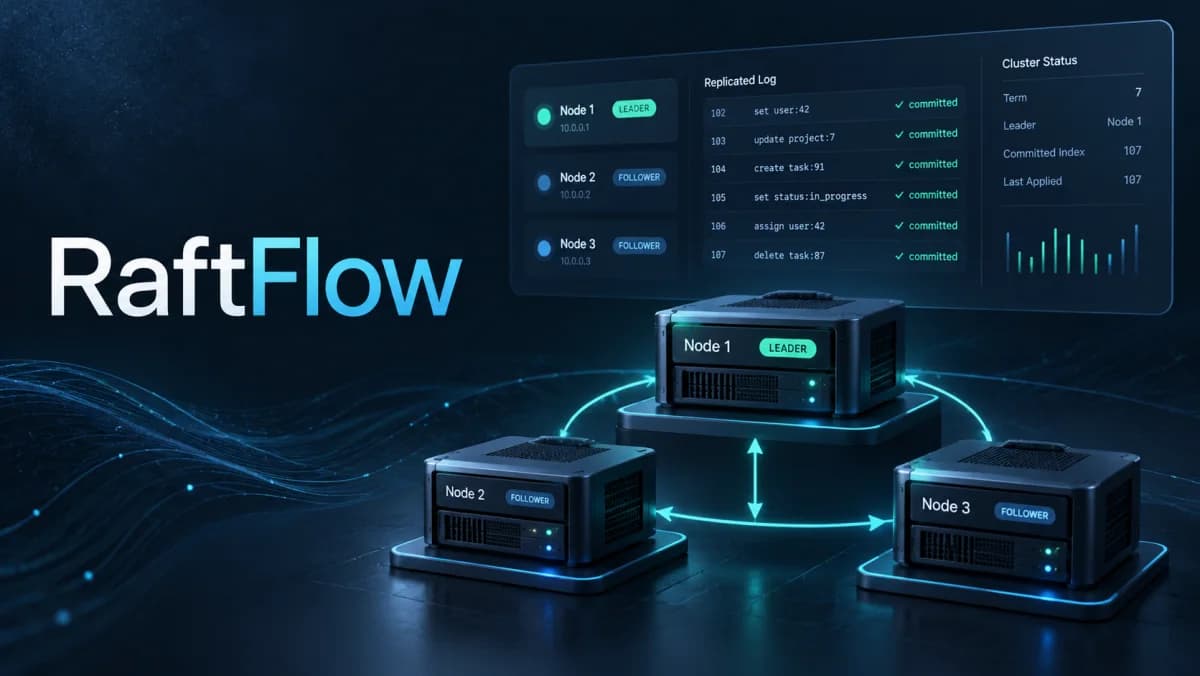 RaftFlow: Consensus Engine project cover